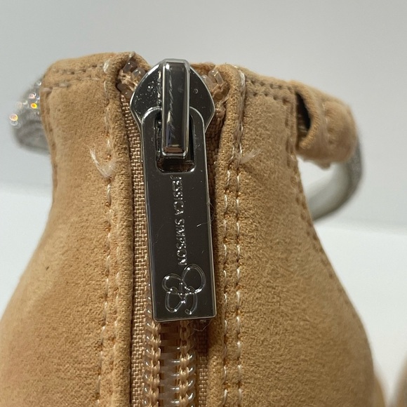 Jessica Simpson Tan and Silver Stiletto Heels - Picture 5 of 6